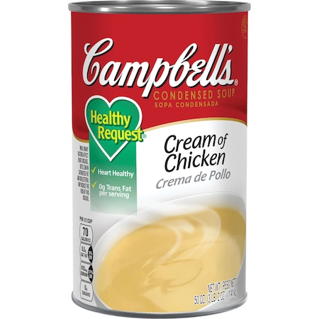 Campbells Condensed Soup Healthy Request Cream Chicken Soup 50 oz., PK12 000004143